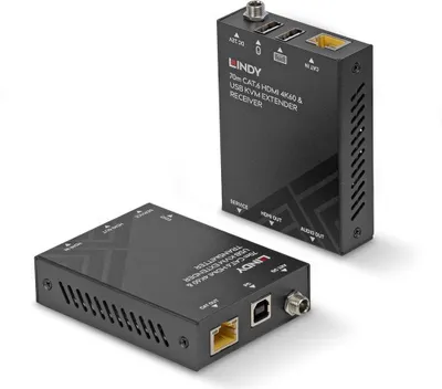 Immagine prodotto di LINDY Estensore KVM Cat.6 HDMI 4K60, USB e audio da 70 m