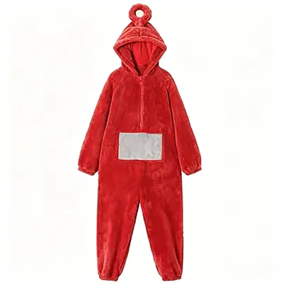 Produktbild von Minicee Teletubbies Winter-Onesie – Uni Plüschkostüm für Erwachsen M
