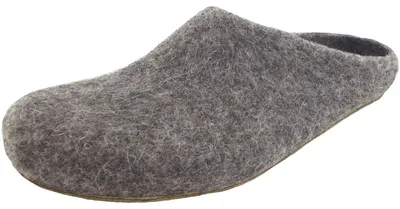 Produktbild von Gottstein Magicfelt 713 Tiroler Steinschaf Uni Wollfilz-Pantoffel graubraun, 17-713-4850 - Gr. 48