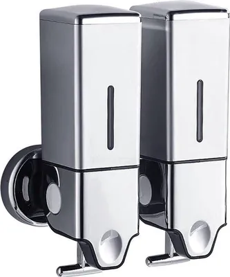 Produktbild von Seifenspender Wand 2x500ml Edelstahl groß