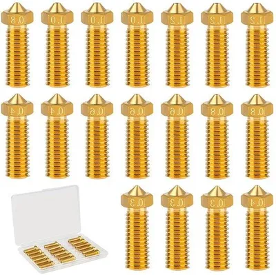 Image de Lot de têtes d'impression 3D de 12 mm pour imprimantes 3D (18 pièces)