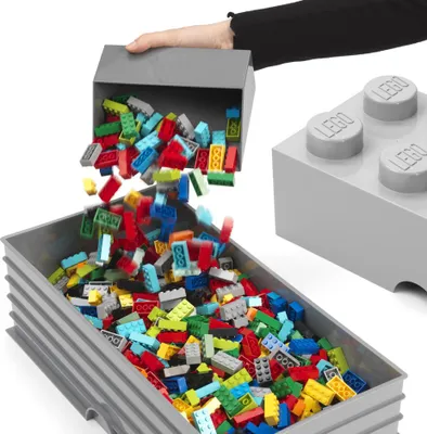 Immagine prodotto di LEGO 41210002 Set di pale LEGO BRICK SCOOPER SET, 2 pezzi, nero e grigio