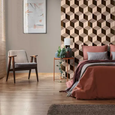 Produktbild von Profhome 398331-GU Fototapete 3D matt braun beige 1,59 m x 2,8 m