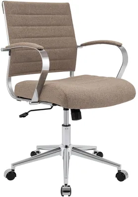 Produktbild von CLP Bürostuhl Oakland höhenverstellbar und drehbar taupe Material Stoff