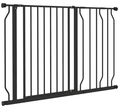 Immagine prodotto di Recinzione per cani - Cancello per cani - Recinzione di sicurezza - Cancello per scale - Recinzione per animali - Regolabile da 75 a 115 cm