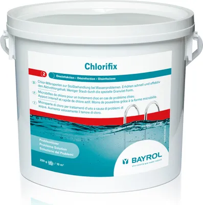 Produktbild von BAYROL Chlorifix Schockchlor für Schwimmbäder, 5 kg Granulat