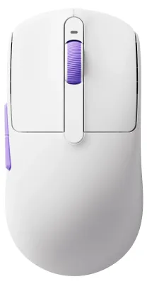 Productafbeelding van Akko Dash Master Draadloze Gaming Muis 40g - PAW3955 sensor, 65K DPI, 8K, 2.4 GHz Bluetooth, USB-C - Wit
