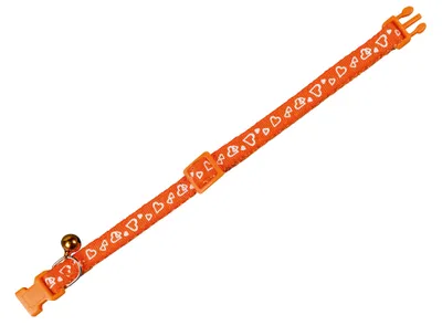 Obrázok produktu pre Nobby 78066-04, Mačka, Štandardný obojok, Oranžová, Nylon, Jednofarebné, 2 cm