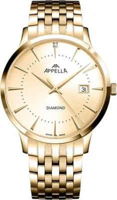 Produktbild von Appella Herrenuhr in Gold appella-L12003.1191DQ