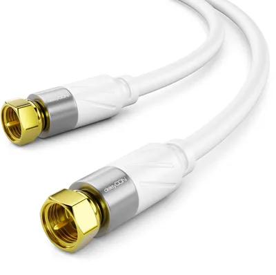 Produktbild von deleyCON 7,5m 4K SAT TV Antennenkabel Koaxial Kabel F-Stecker HDTV