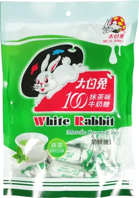 Produktbild von White Rabbit Creamy Candy Matcha Geschmack 150g