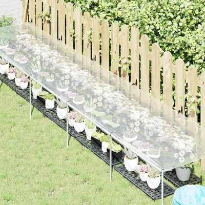 Produktbild von vidaXL Pflanzenabdeckung mit Ösen 1x5 m Polyethylen