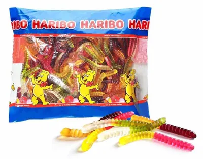 Productafbeelding van Haribo Gloeiwormen - 1 kilo
