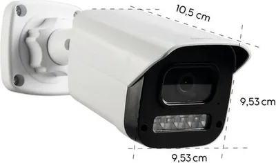 Produktbild von Hama 00176653, IP-Sicherheitskamera, Draußen, Kabellos, Wand, Weiß, Patrone (Form)