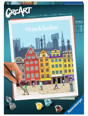 Obrázek produktu pro Ravensburger 23520, Obrazy v balení, Chlapec/děvče, Sada vybarvování podle čísel