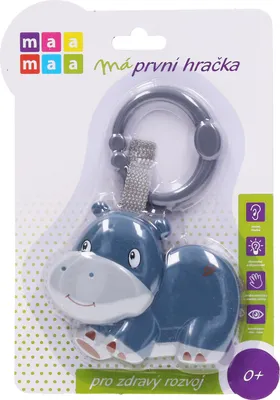 Obrázek produktu pro Maamaa Chrastítko hroch 21,5 cm