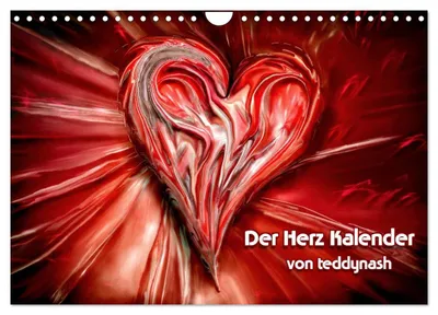Produktbild von Der Herz Kalender (Wandkalender 2027 DIN A4 quer), CALVENDO Monatskalender