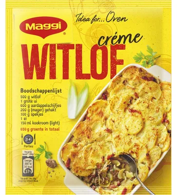 Produktbild von Maggi Ovenschotel Witlof Cremesaus 61g – Fertigmischung für cremige Aufläufe