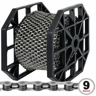 Produktbild von KMC Kettenrolle E9 EPT 9-fach E-25 - 50 Meter Fahrradkette mit Missing Link s...