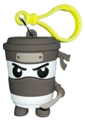 Produktbild von ITALIAN BRAINROT – Cappuccino Assassino 3D Schlüsselanhänger | ca. 6 cm | Al Lil Bodz