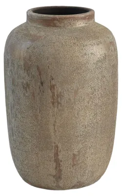 Produktbild von Bodenvase AVION braun gold H. 35cm D. 24cm bauchig Keramik CreaFlor Home
