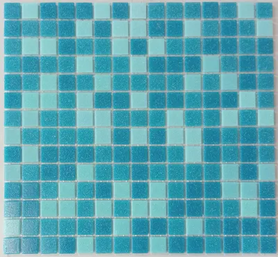 Produktbild von Mosaikfliese Glas hellblau blau Wandfliesen Badfliese Duschrückwand Fliesenspiegel MOS52-0402