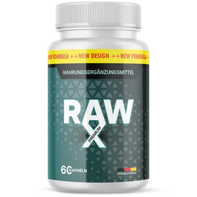 Produktbild von RAW X Premium Kapseln | Kraft für den aktiven Mann | Bewährte Zusammensetzung | 60 Kapseln
