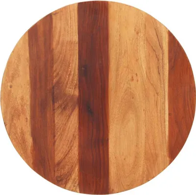 Produktbild von vidaXL Tischplatte Massivholz Palisander Rund 25-27 mm 60 cm