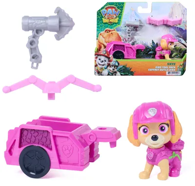 Produktbild von PAW Patrol : Der Dino Film, Skyes Dino Werkzeug-Pack, Skye-Figur mit Anhänger und Werkzeugen, 3 Jahr(e), Mehrfarbig, Kunststoff