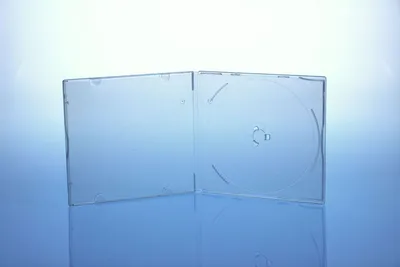 Produktbild von 200 CD/DVD Hüllen unzerbrechlich / transparent ultraklar / slimcase
