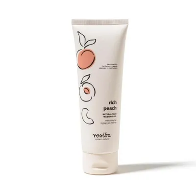 Obrázek produktu pro Resibo Přírodní mycí gel na obličej Rich Peach, 125 ml