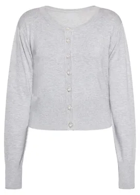 Immagine prodotto di Cardigan da donna MALUBA, colore grigio, taglia XL