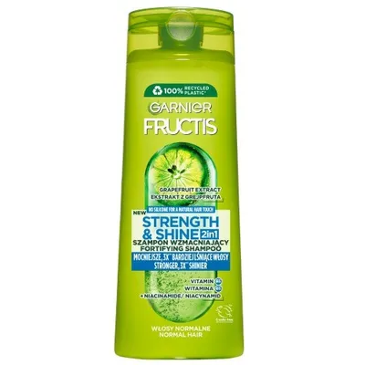 Obrázek produktu pro Fructis Strength & Shine szampon i odżywka 2w1 do włosów osłabionych 400 ml