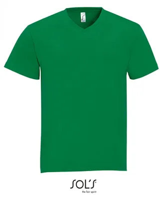 Produktbild von SOLs 11150 | V-Neck Herren Kurzarm T-Shirt Victory - Farbe: Kelly Green - Größe: XL