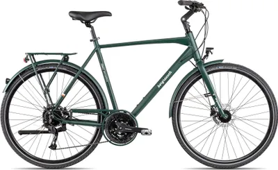 Produktbild von Bergrausch Hochkönig sportliches Herren-Trekkingbike 28 Zoll Grün 61 cm