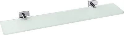 Produktbild von BASI Glasablage Messing Glas Chrom poliert 600x50x132 mm für Bad & WC >> zum Bohren