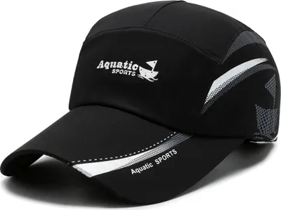Obrázok produktu pre Univerzálna baseballová čiapka, čierna, nepremokavá, veľkosť 56-60 cm