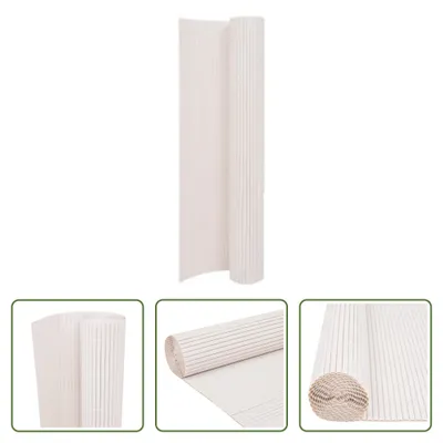 Obrázok produktu pre The Living Store Záhradný plot obojstranný 110x300 cm White
