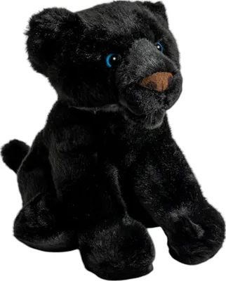 Produktbild von Carl Dick Panther schwarz sitzend ca. 28cm Plüschtier, Stofftier, Kuscheltier 3629