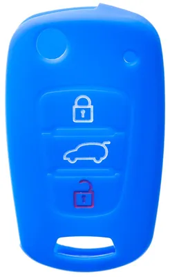 Produktbild von Silikon Schlüsselanhänger - Schlüsselcover Kia - Schlüsselhülle Hyundai - Schlüssel Schutz