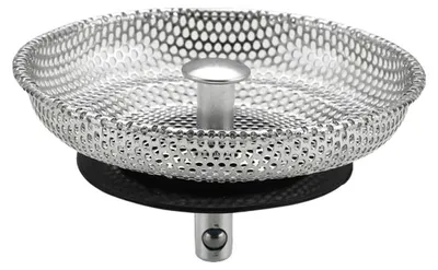 Spoelbakzeefmand, Edelstahl, 80 mm, für exzentrische Bedienung