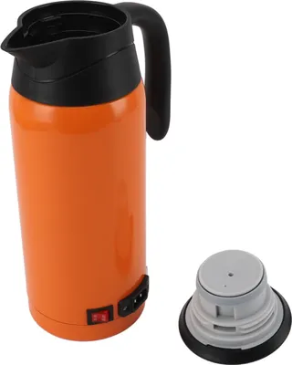 Imagen del producto de Hervidor eléctrico para coche, con función de cocción rápida, doble voltaje de 12 V/24 V, capacidad de 800 ml, acero inoxidable, apto para coches y camiones