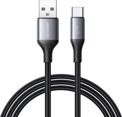 Image de Câble de charge rapide Joyroom Flash Series USB-A vers USB-C 3 A, 1 m - Noir