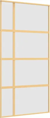 Obrázok produktu pre vidaXL Posuvné dvere Golden 102,5x205 cm Matné sklo ESG a hliník