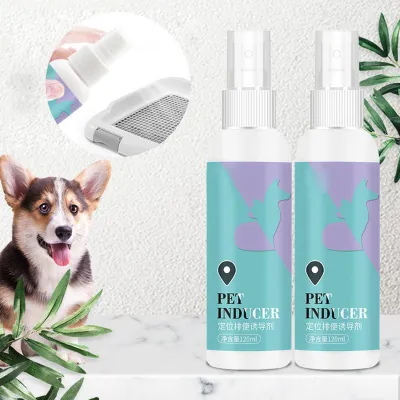 Zdjęcie produktu dla Spray do nauki korzystania z kuwety dla zwierząt domowych, bezpieczna, łagodna pomoc dla psów, szczeniąt, kotów, do użytku wewnątrz i na zewnątrz, 120 ml