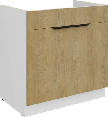 Produktbild von Spülenunterschrank Cremona weiß 80 ZL 1S BB mit Auszug