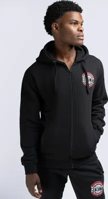 Obrázek produktu pro Pánská mikina s kapucí a zipem slim fit KINGS Black XXXL BENLEE