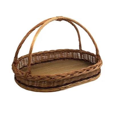 Zdjęcie produktu dla Taca wiklinowa owalna 48 cm