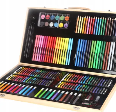 Produktbild von ProNice Künstlerisches Set 180 Teile Malkoffer Geschenk