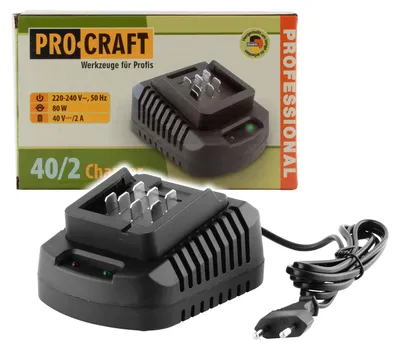 Produktbild von Procraft 40/2 Ladegerät 2,0 A Ladestrom für 20/40 Akkus